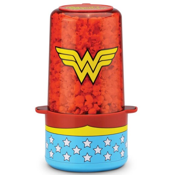 NIB DC Comics TM Wonder Woman Mini Stir Popcorn Maker Popper - Picture 2 of 3